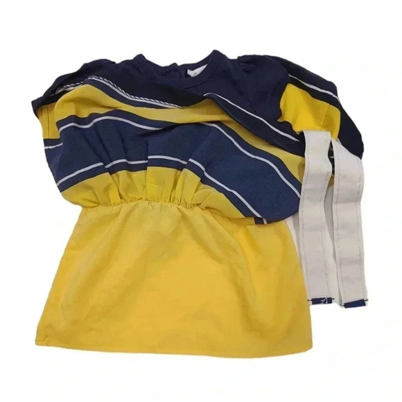 💥HOST PICK💥 Ralph Lauren Blue & Yellow Dress Size 6M - Picture 3 of 7